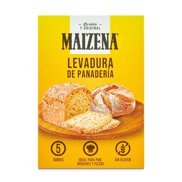 Levadura de panadería Maizena caja 28 g 2