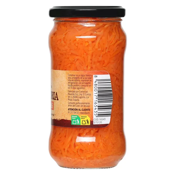 Zanahoria en tiras Dia Vegecampo 180 g 4