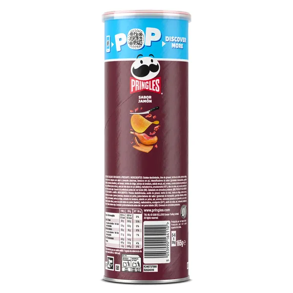 Pringles jamón 165 g 3