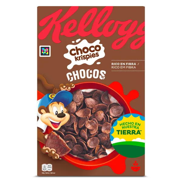 Cereales con chocolate Kellogg's Choco Krispies caja 420 g
