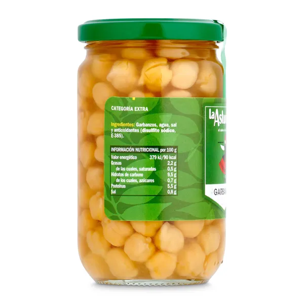 Garbanzos cocidos La Asturiana 210 g 3