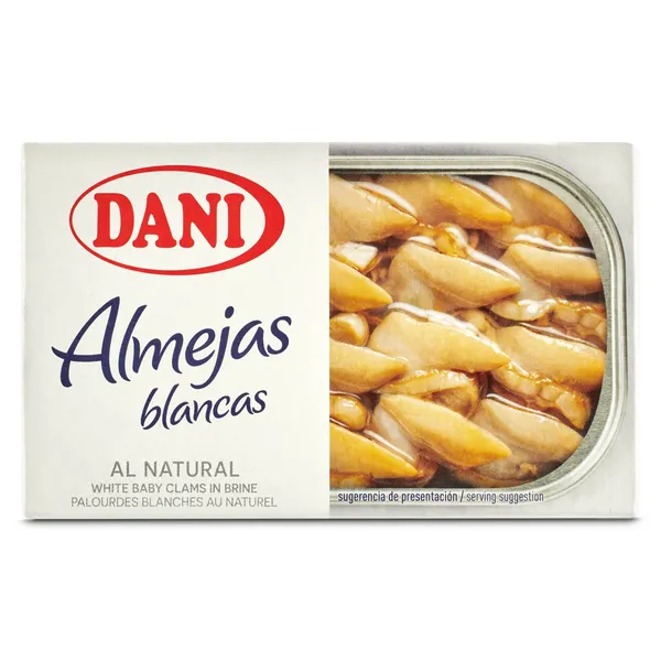 Almejas al natural Dani lata 63 g 2