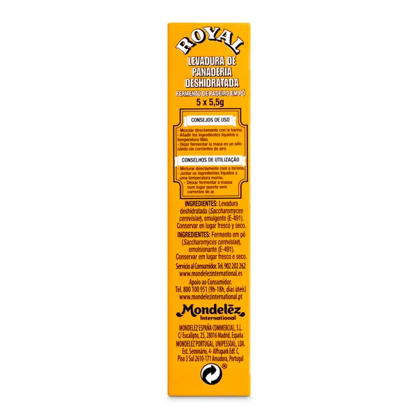 Levadura de panadería Royal 27.5 g 4