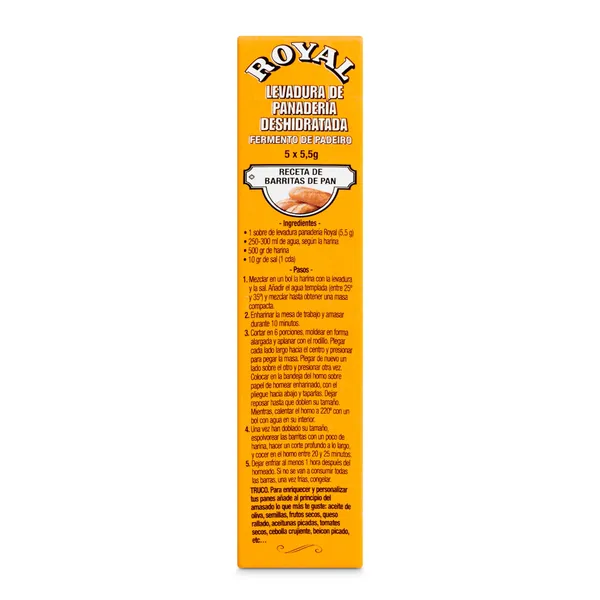Levadura de panadería Royal 27.5 g 5