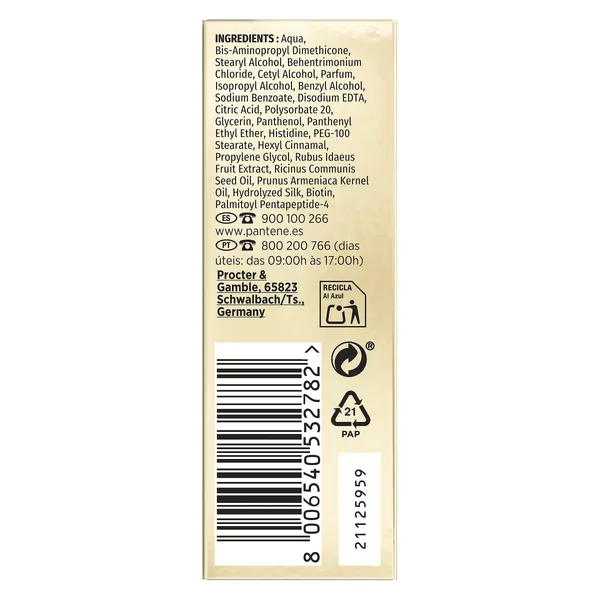 Ampollas rescate 1 min tratamiento intensivo Pantene caja 3 unidades 3