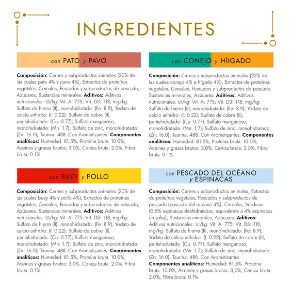 Alimento para gatos doble placer Gourmet 8 x 85 g 3