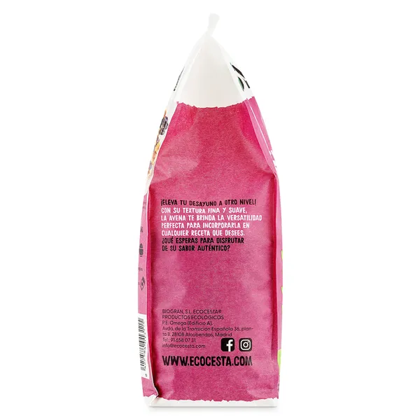 Copos suaves de avena integral bio Ecocesta bolsa 500 g 2