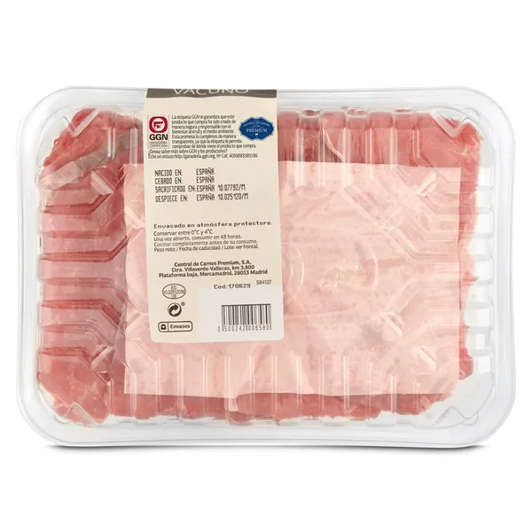 Escalopines de vacuno Selección de Dia bandeja 400 g aprox. 3