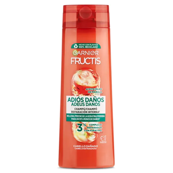 Champú reparador adios daños Fructis 300 ml 2