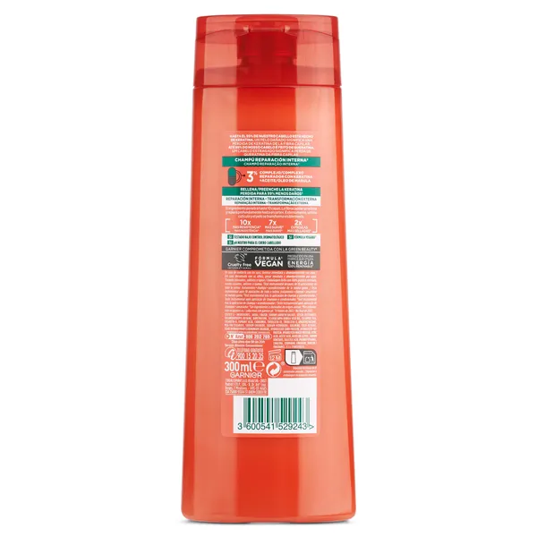 Champú reparador adios daños Fructis 300 ml 3