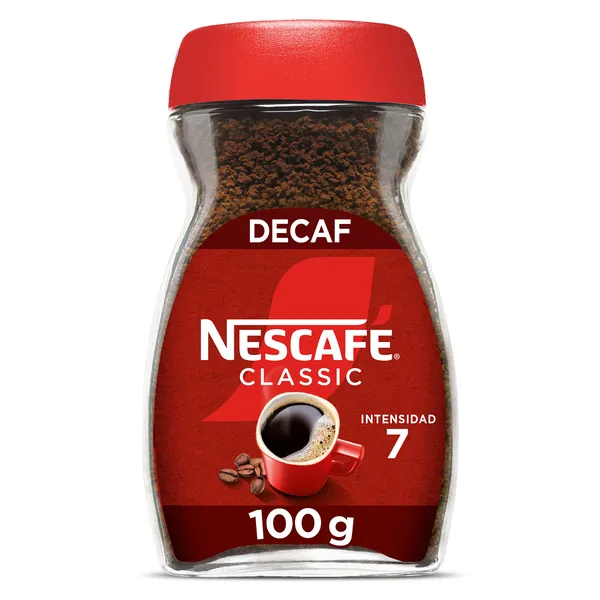 Café soluble descafeinado Nescafé 100 g