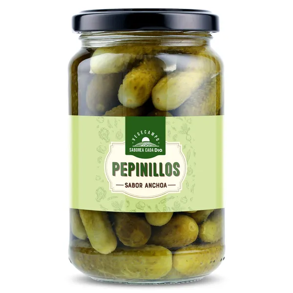 Pepinillos sabor anchoa Dia Vegecampo 180 g 2