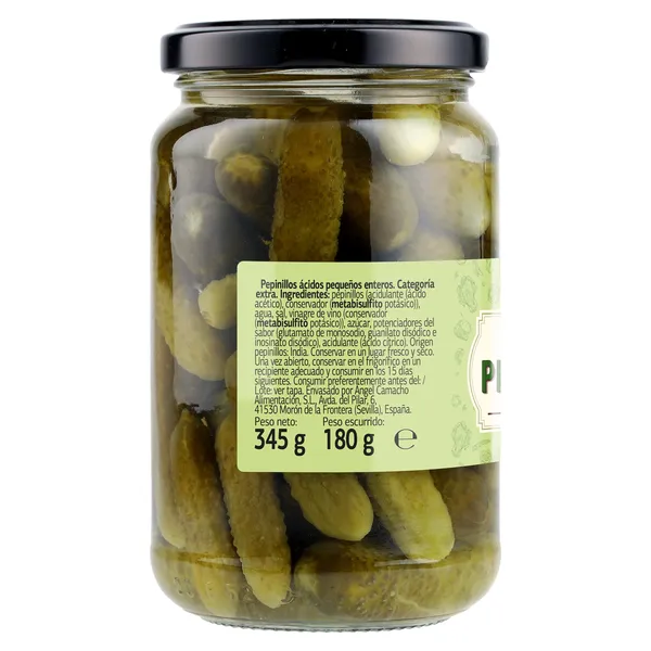 Pepinillos sabor anchoa Dia Vegecampo 180 g 3