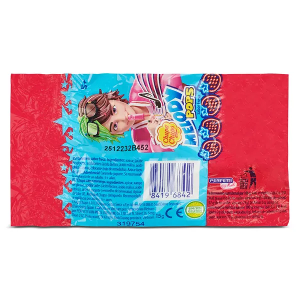 Caramelo con palo de fresa melody pops Chupa Chups 1 unidad 2