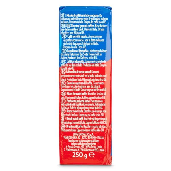 Café molido natural crema e gusto Lavazza bolsa 250 g 3