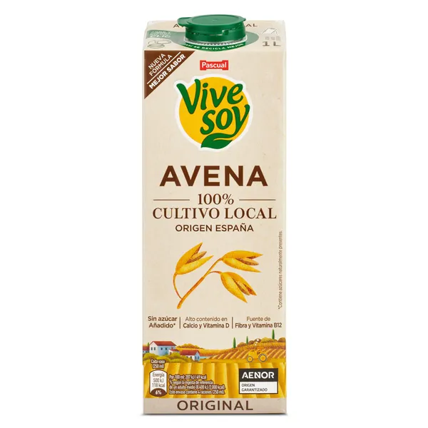 Bebida de avena Pascual Vivesoy 1 L 2