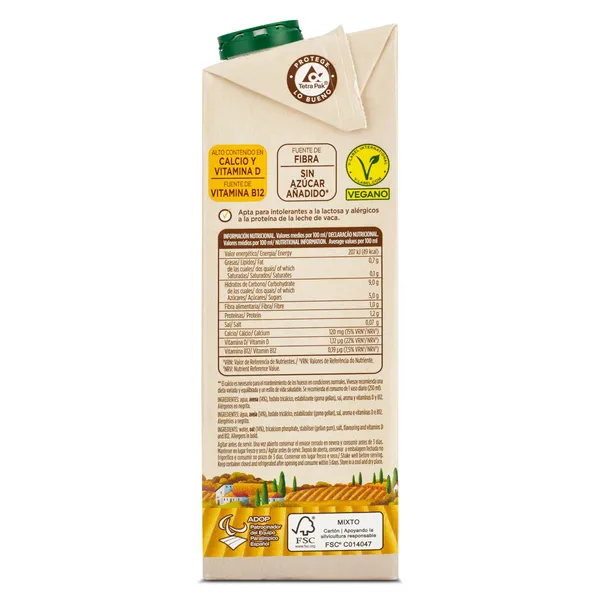 Bebida de avena Pascual Vivesoy 1 L 3