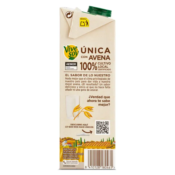 Bebida de avena Pascual Vivesoy 1 L 4