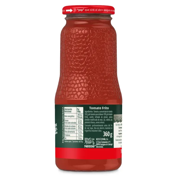 Tomate frito Solís frasco 360 g 3