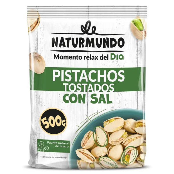 Pistacho tostado salado Dia Naturmundo 500 g 2