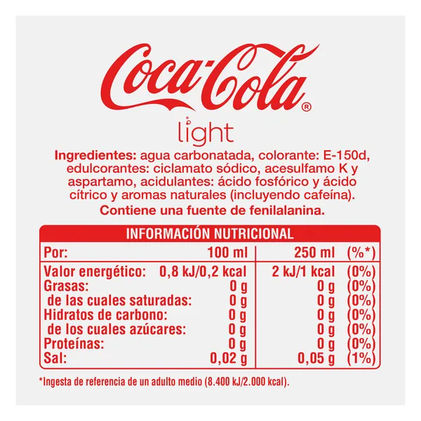 Coca-Cola light 1.25 L 3