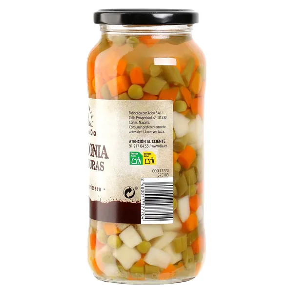 Macedonia de verduras Dia Vegecampo frasco 325 g 3