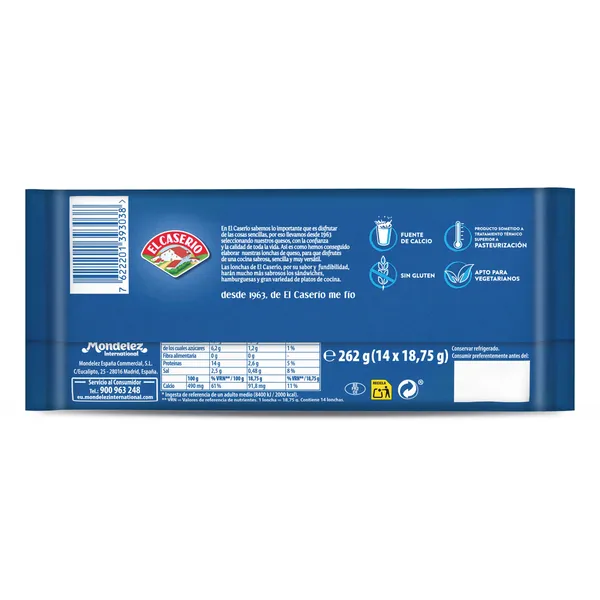 Queso fundido El Caserío 262 g 2