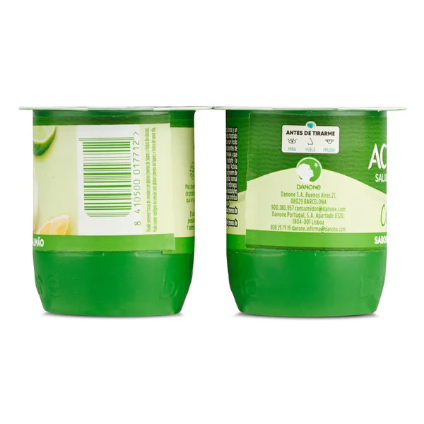 Bífidus cremoso de lima-limón Activia pack 4 x 115 g 4