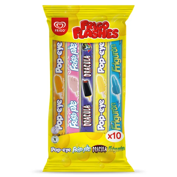 Polos flashes mix Frigo bolsa 10 unidades
