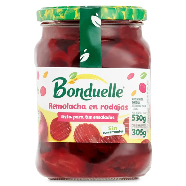 Remolacha en rodajas Bonduelle frasco 305 g