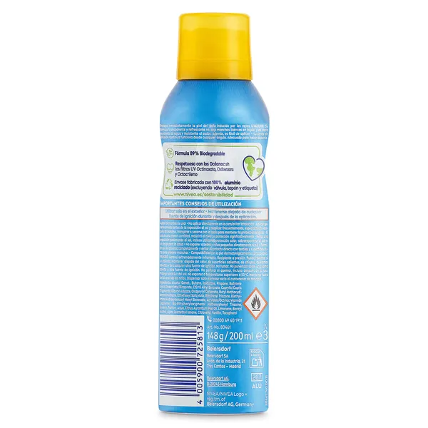 Bruma solar protege & refresca spf 50 Nivea spray 200 ml 2