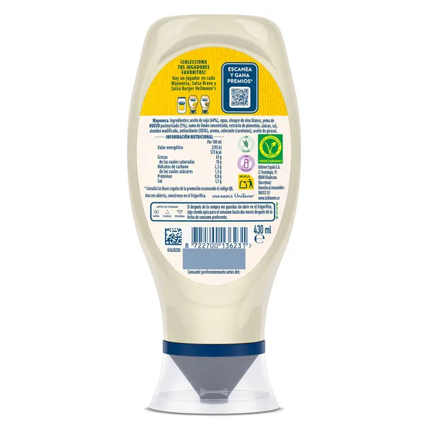 Mayonesa Hellmann's 430 ml 3