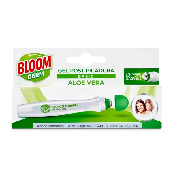 Gel post picadura con aloe vera Bloom caja 1 unidad 2