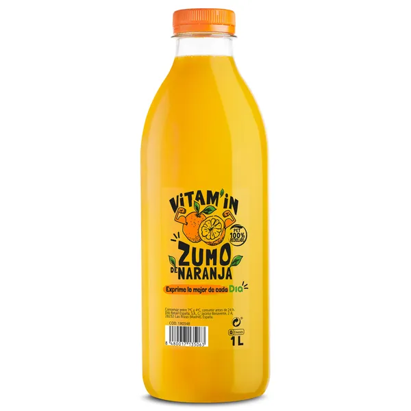 Zumo de naranja recién exprimido 1 L 2