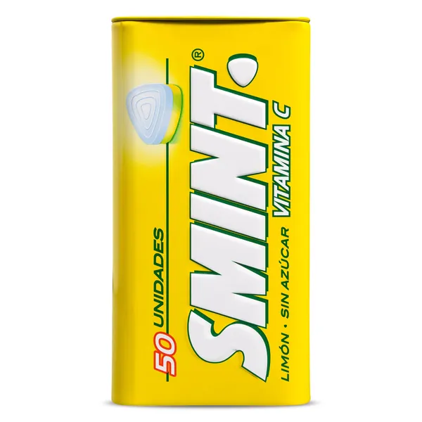 Caramelos de limón sin azúcar Smint lata 35 g 2