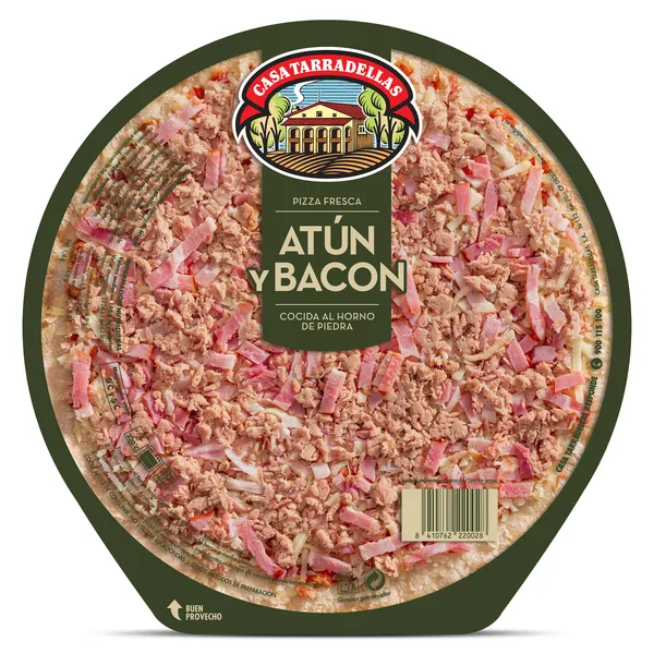 Pizza atún y bacon Casa Tarradellas 405 g