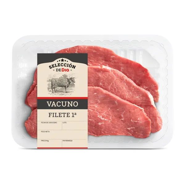 Filete 1º de vacuno Selección de Dia 450 g aprox. 2