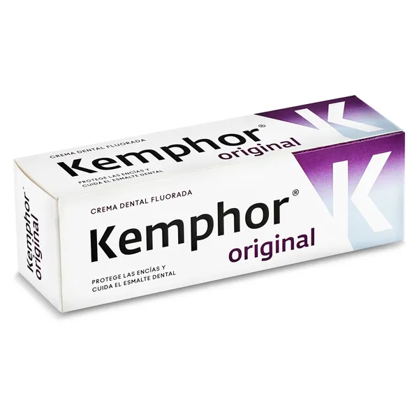 Pasta de dientes original fluorada Kemphor 75 ml 3