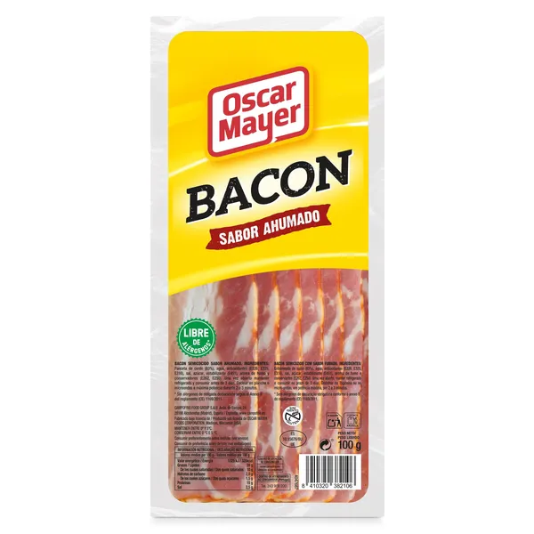 Bacón sabor ahumado Oscar Mayer 100 g 2
