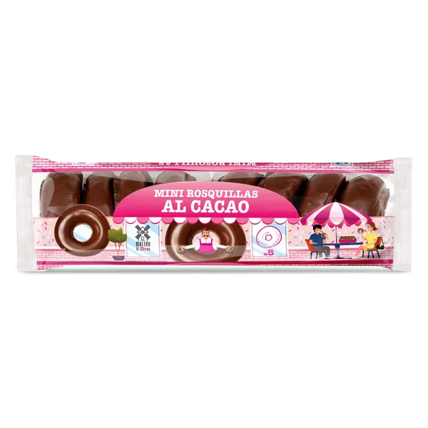 Mini rosquillas al cacao El molino de Dia 155 g 2