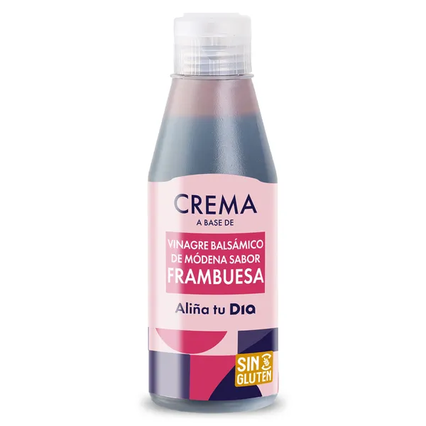 Crema de vinagre de módena con frambuesa Aliña tu Dia 220 ml 2