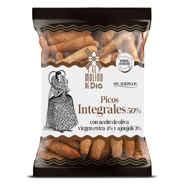 Picos integrales con aceite de oliva El molino de Dia 200 g 2
