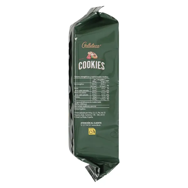 Galletas con arándanos y chocolate blanco Galleteca de Dia bolsa 184 g 3