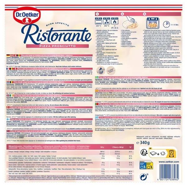 Pizza prosciutto Dr. Oetker Ristorante 340 g 3