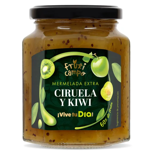Mermelada de ciruela y kiwi extra 60% fruta Dia Fruticampo 320 g 2
