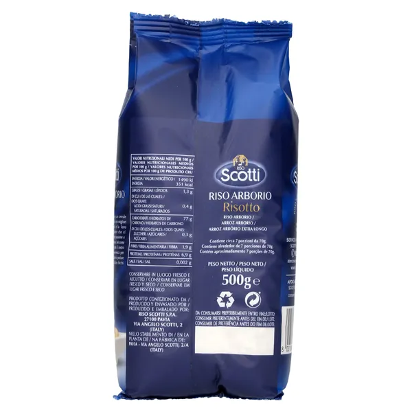 Arroz risotto Riso scotti 500 g 2