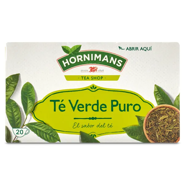 Té verde puro Hornimans 20 unidades 2