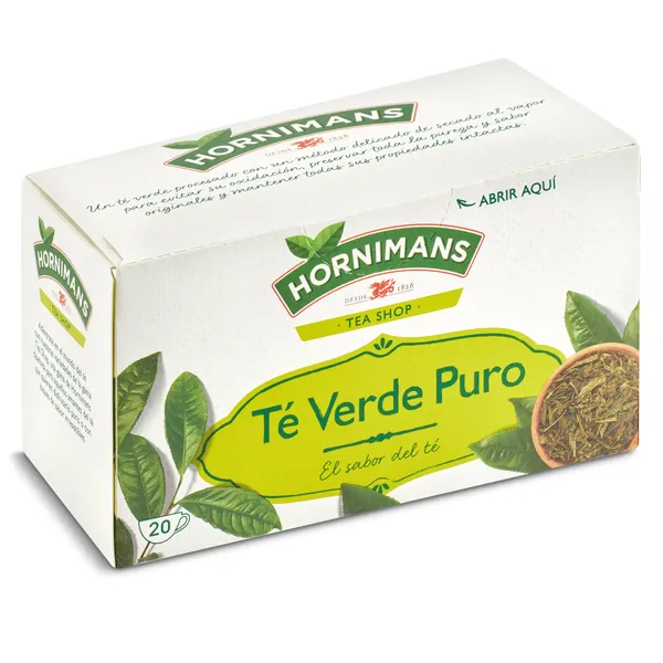 Té verde puro Hornimans 20 unidades 3