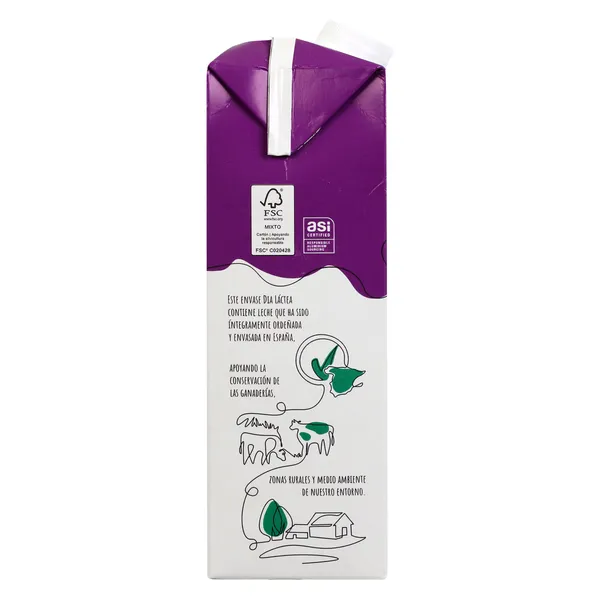 Leche desnatada sin lactosa Dia Láctea 1 L 4