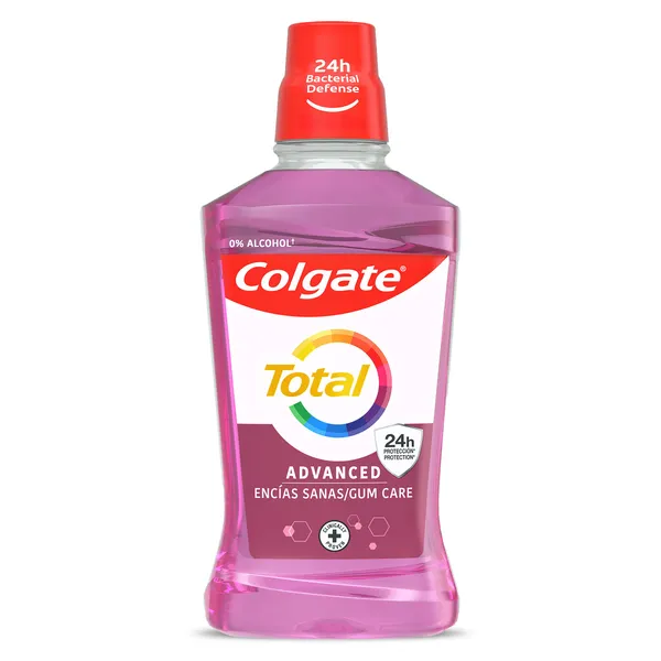 Enjuague bucal encías sanos Colgate Total botella 500 ml